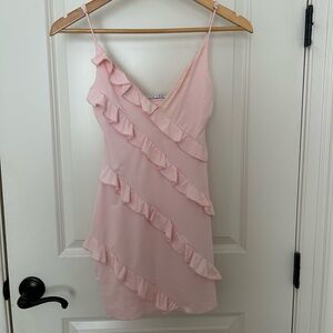 Lucy in the Sky Pink Mini Dress
